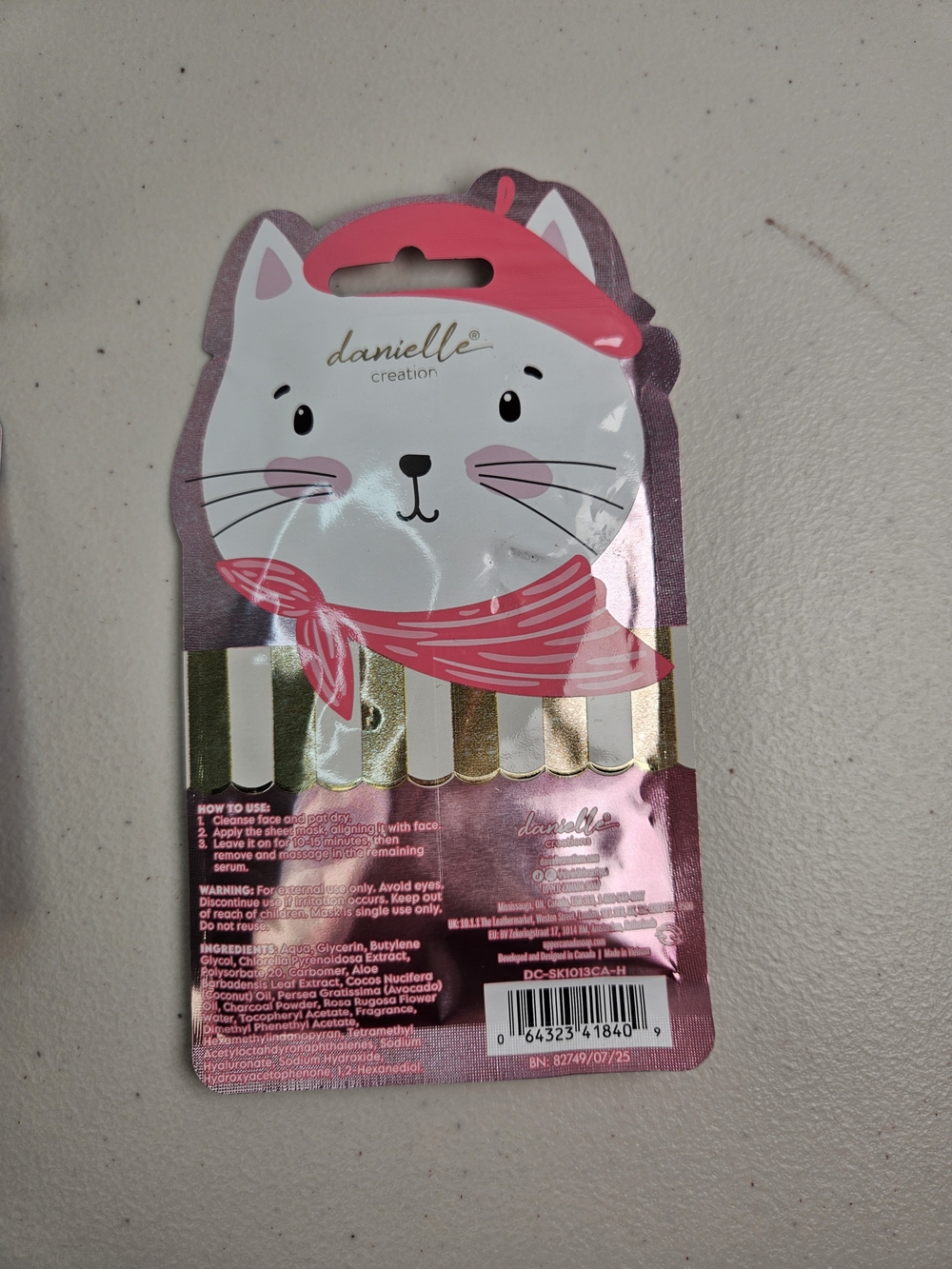 Crazy Cat Lady Bubdle Pink Cat-Handle Crossbody, Cat Bag Charm, Cat Face Mask - Picture 12 of 14